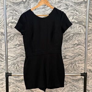 Banana Republic Elegant Black Short’s Romper